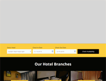 Tablet Screenshot of goldenroofhotel.com